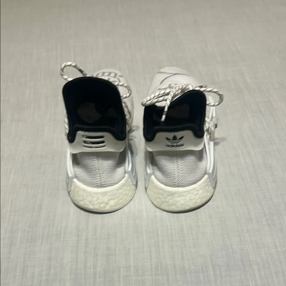 Adidas Pharrell Williams White and Black Sneakers - Picture 4 of 7